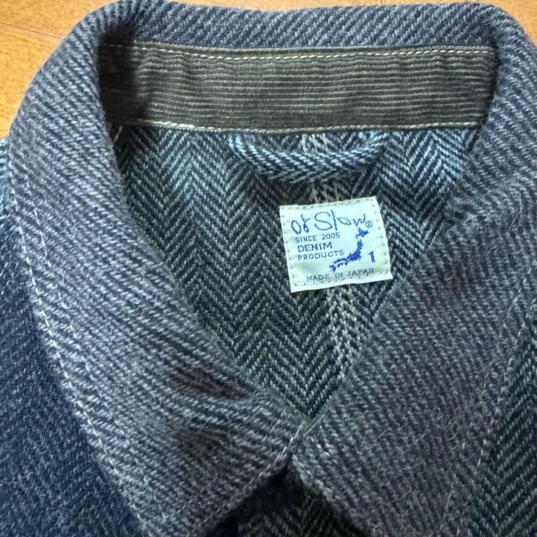 orslow ウール ジャケット カバーオール バイカラー