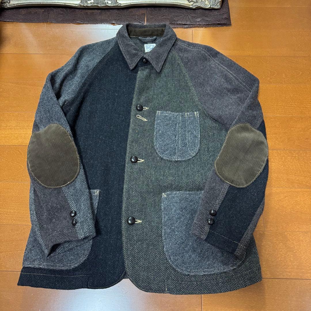 orslow ウール ジャケット カバーオール バイカラー