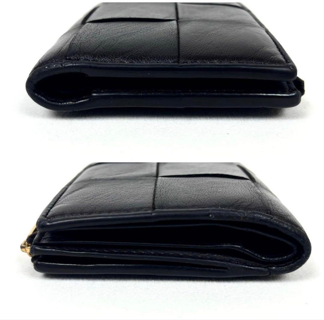 【極美品】ボッテガヴェネタ　二つ折り財布　カセット　コンパクトウォレット　レザー