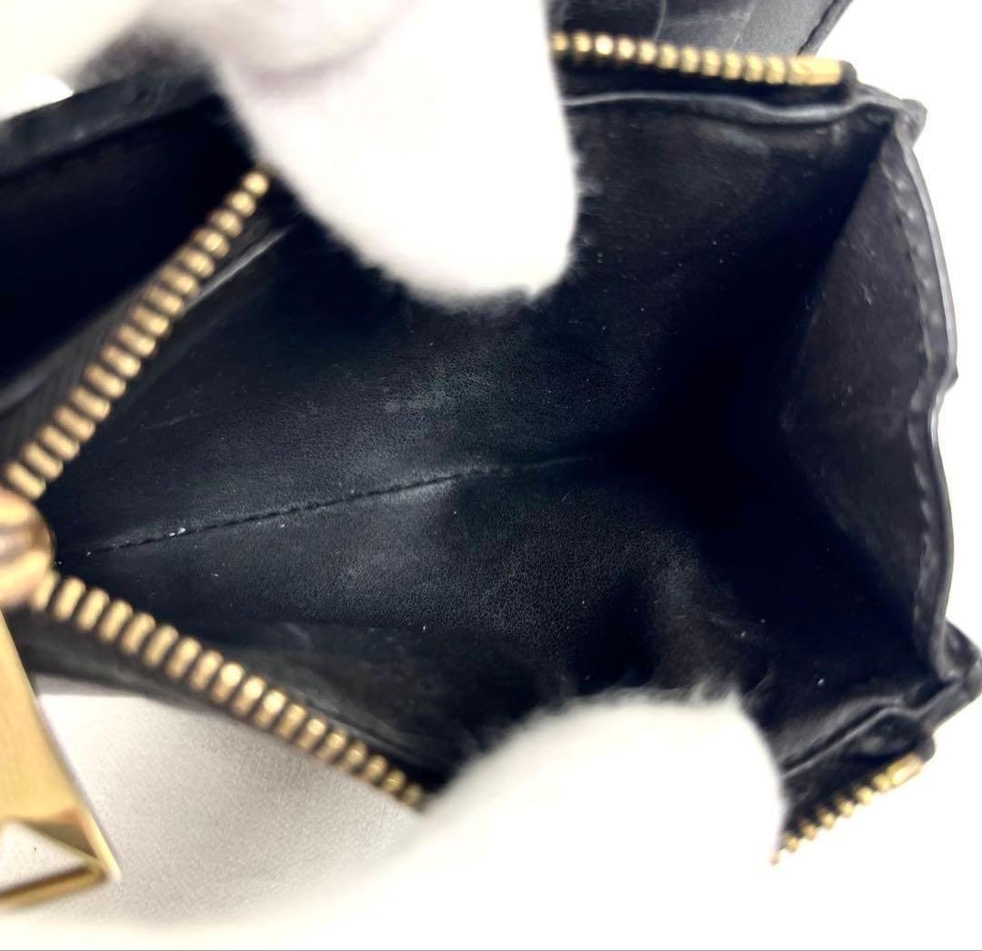 【極美品】ボッテガヴェネタ　二つ折り財布　カセット　コンパクトウォレット　レザー