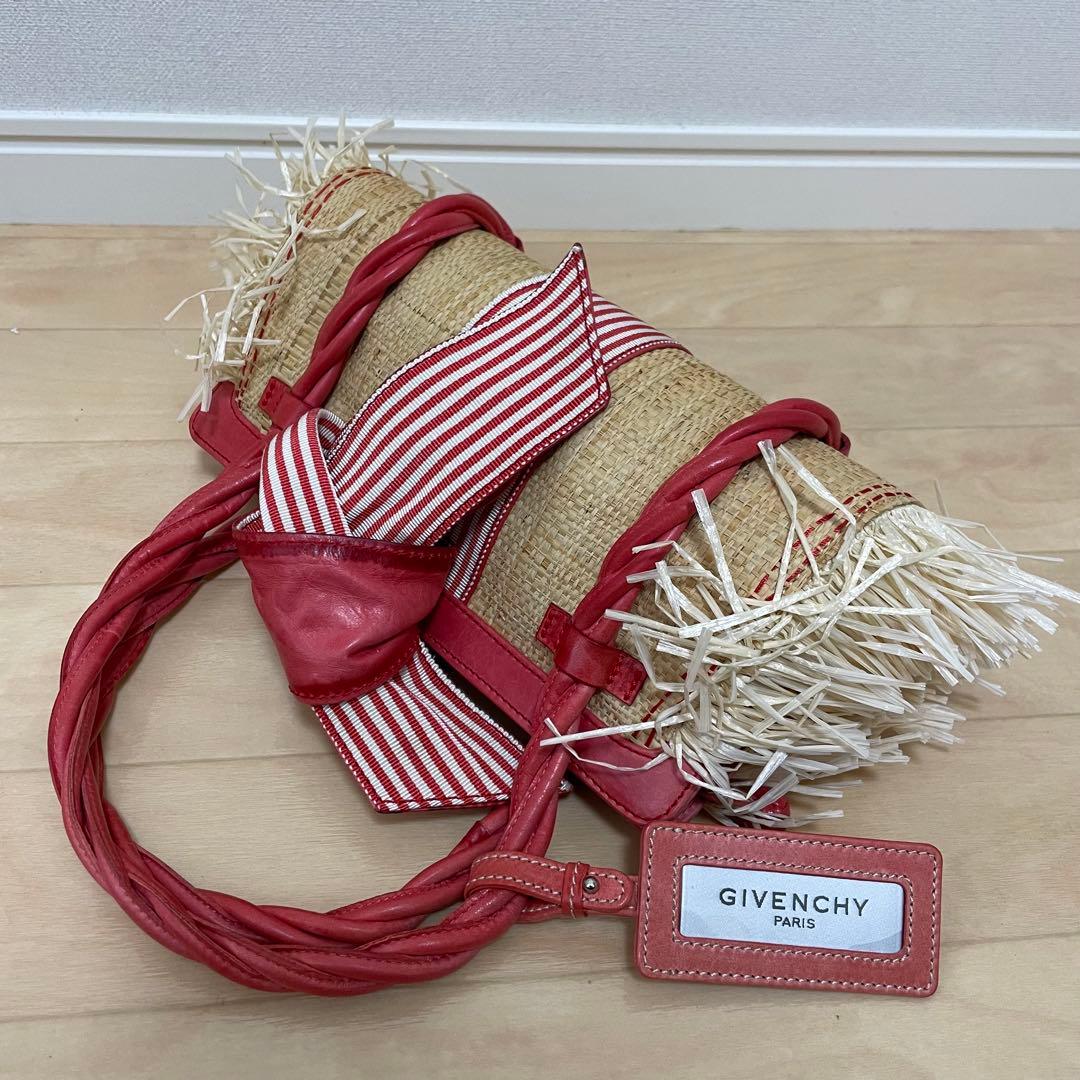 ■ 限定レア商品 GIVENCHY（ジバンシィ）良品 / かごバッグ / レッド