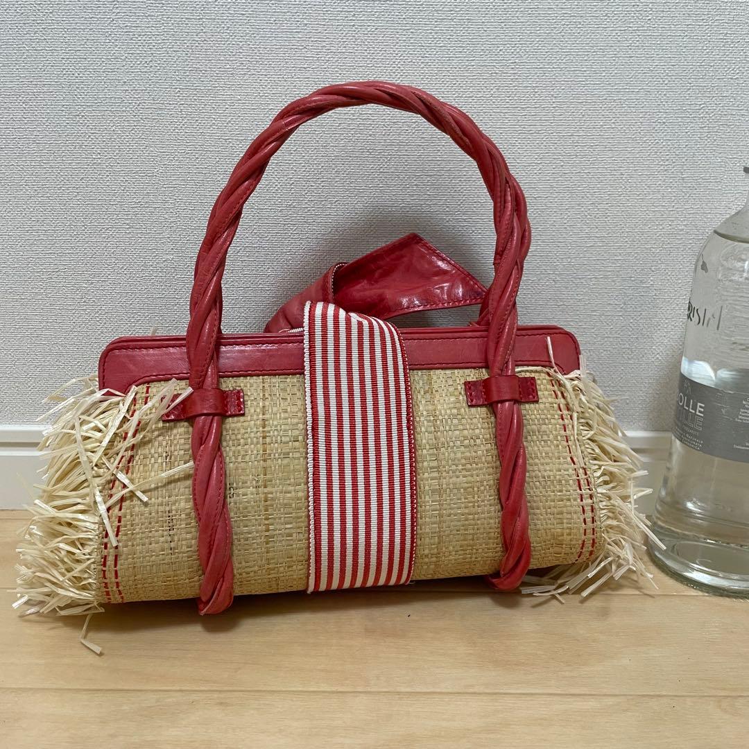 ■ 限定レア商品 GIVENCHY（ジバンシィ）良品 / かごバッグ / レッド