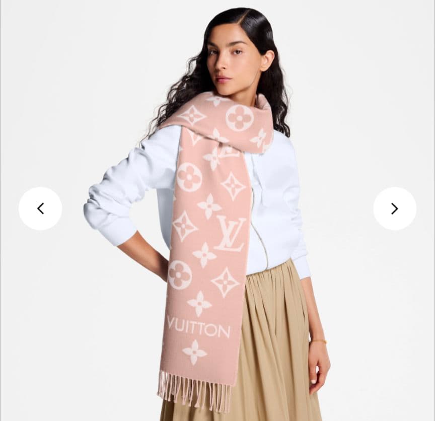 LOUIS VUITTON マフラー LV エセンシャル ギフトラッピング付