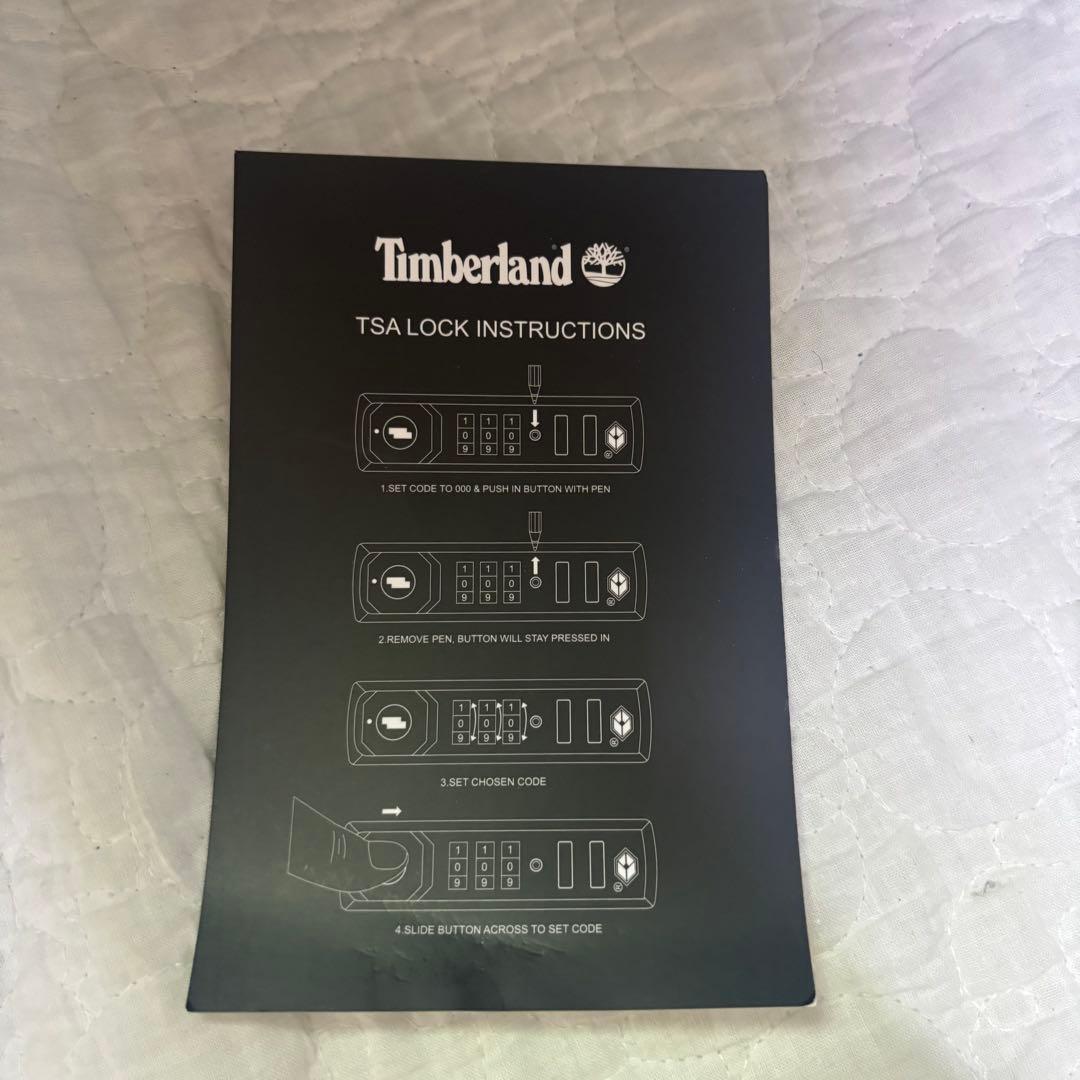 【非売品 美品】ティンバーランド キャリー アルミ ブラック　4輪　ＴＳＡロック