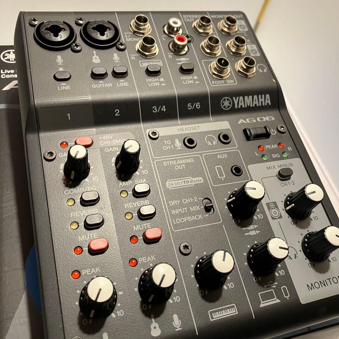 YAMAHA AG06 MK2 オーディオミキサー