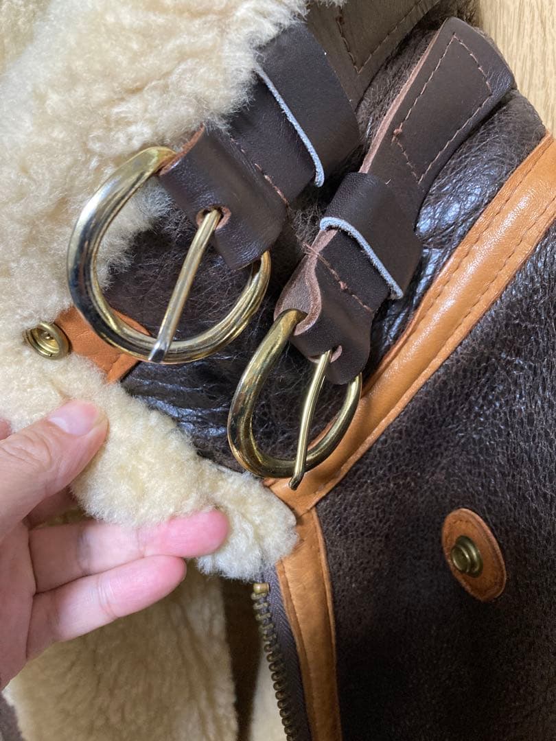 T*I様 SCHOTTショットのムートンジャケット　アメリカ製　サイズ36