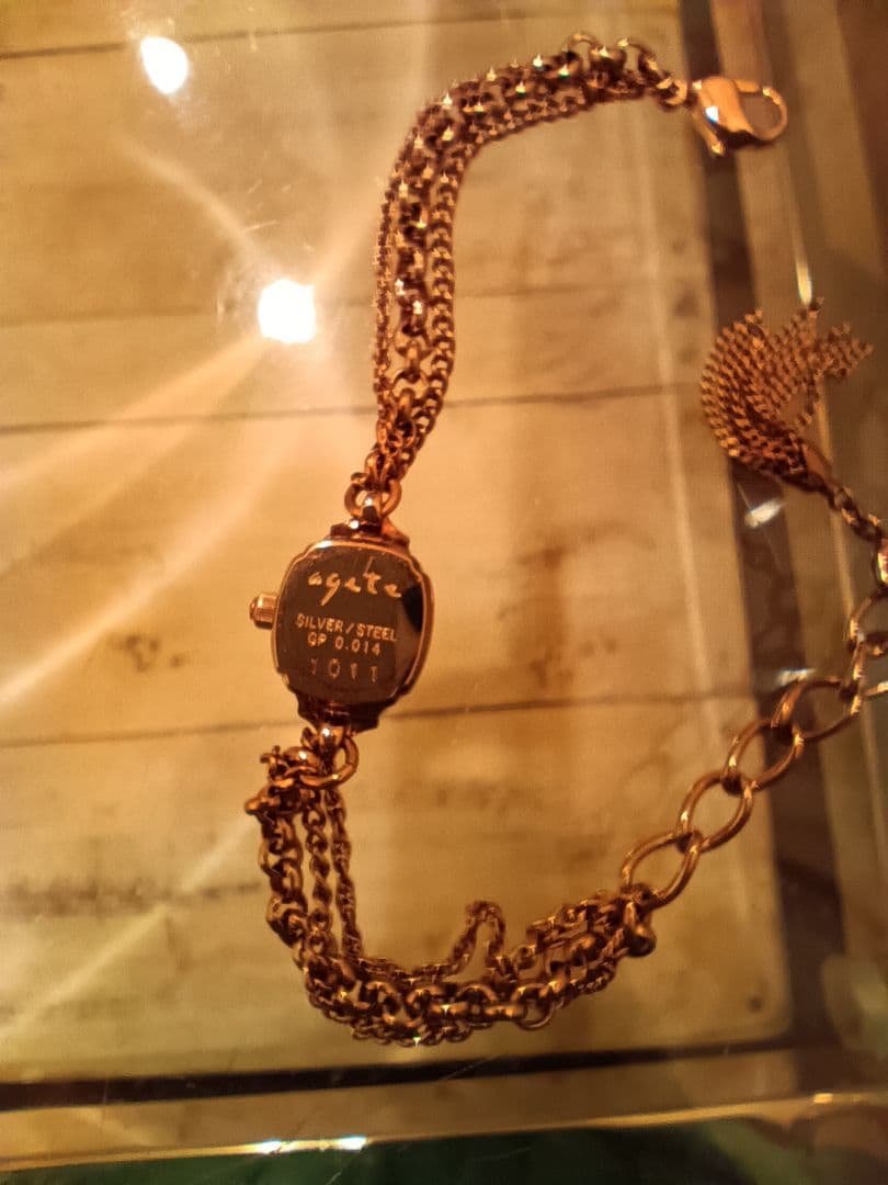 agete アガット　ジュエリーウォッチ　腕時計　ブレスレット