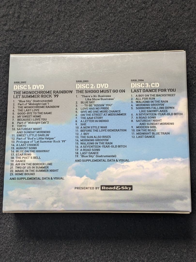 浜田省吾　ON THE ROAD 2001 ツアー ライブ　DVD　二人の夏