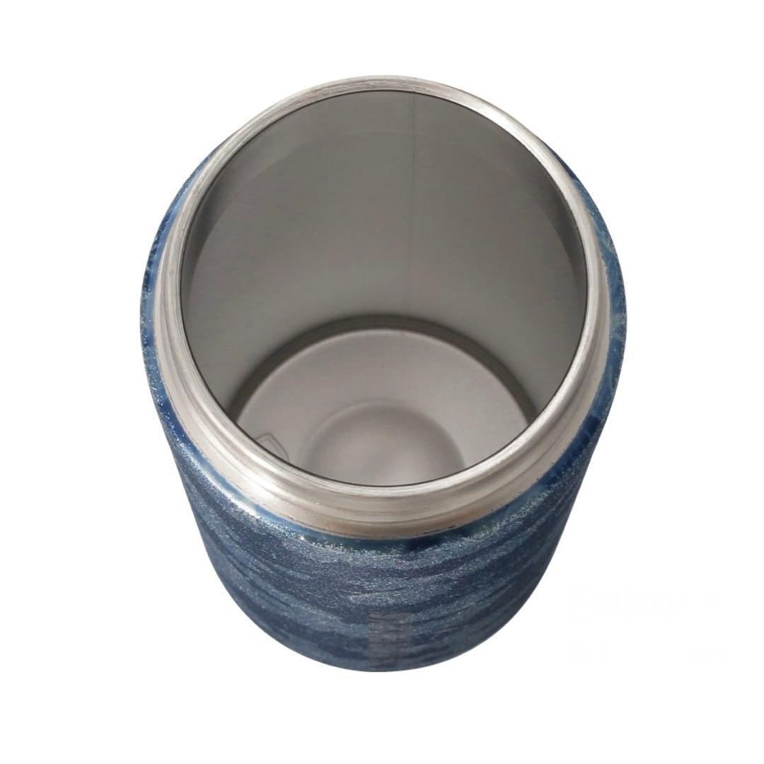 SAKURA2025ステンレスボトルグリッター　　　　ナイトブルー355ml