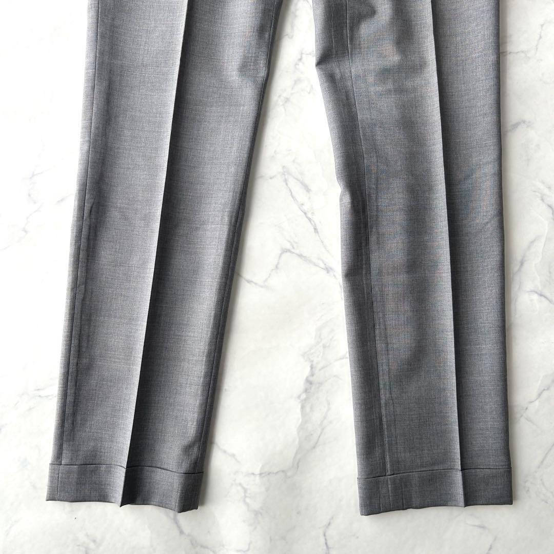 サイズ50✨　インコテックス　ウールサキソニー　スラックス　super100s