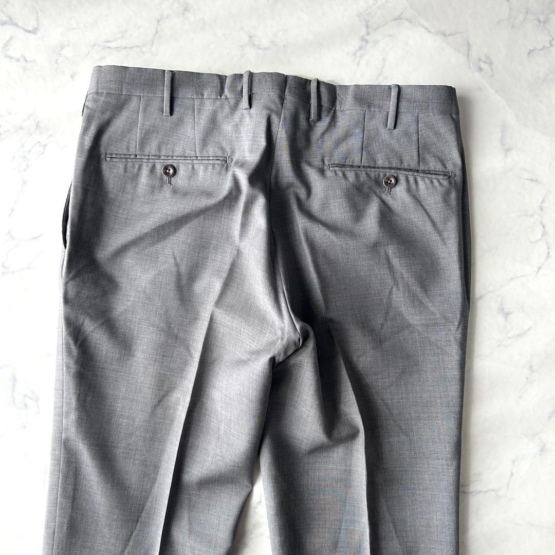 サイズ50✨　インコテックス　ウールサキソニー　スラックス　super100s