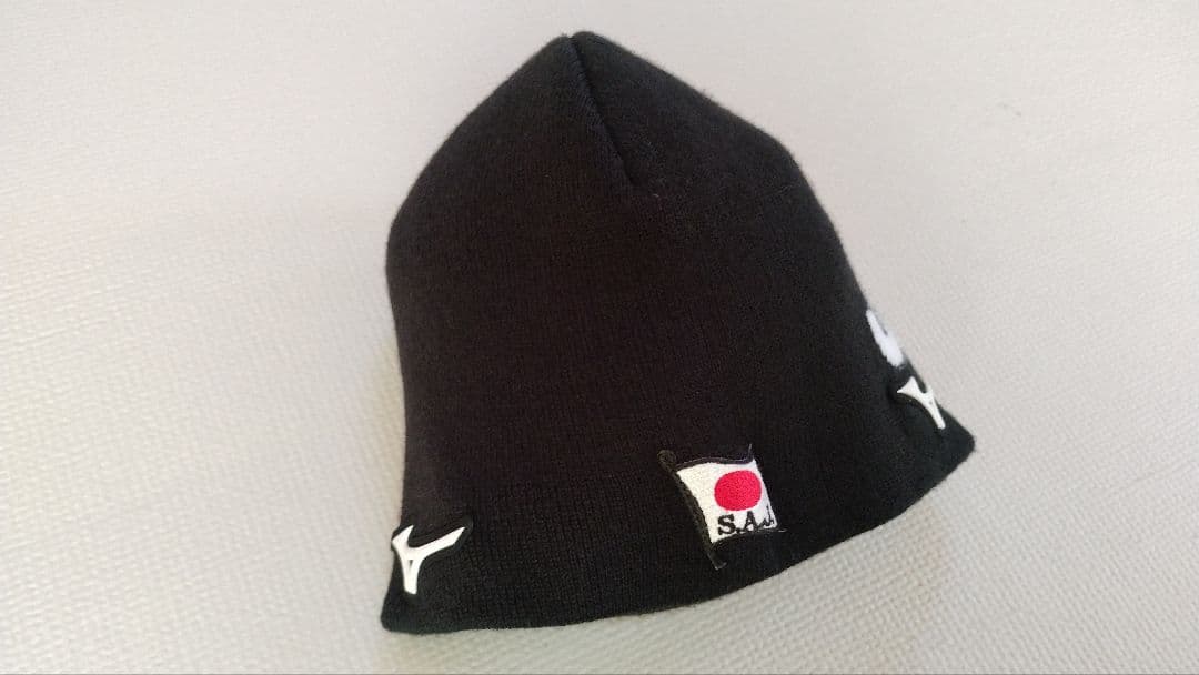 f*u様 全日本スキー連盟　SAJ　JAPAN　ニット帽　非売品　Mizuno