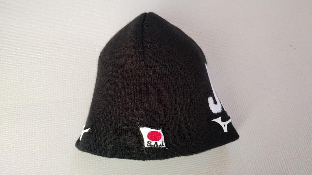 f*u様 全日本スキー連盟　SAJ　JAPAN　ニット帽　非売品　Mizuno