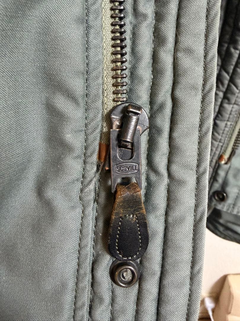N-3B フライトジャケット サイズL 米軍実物 70s