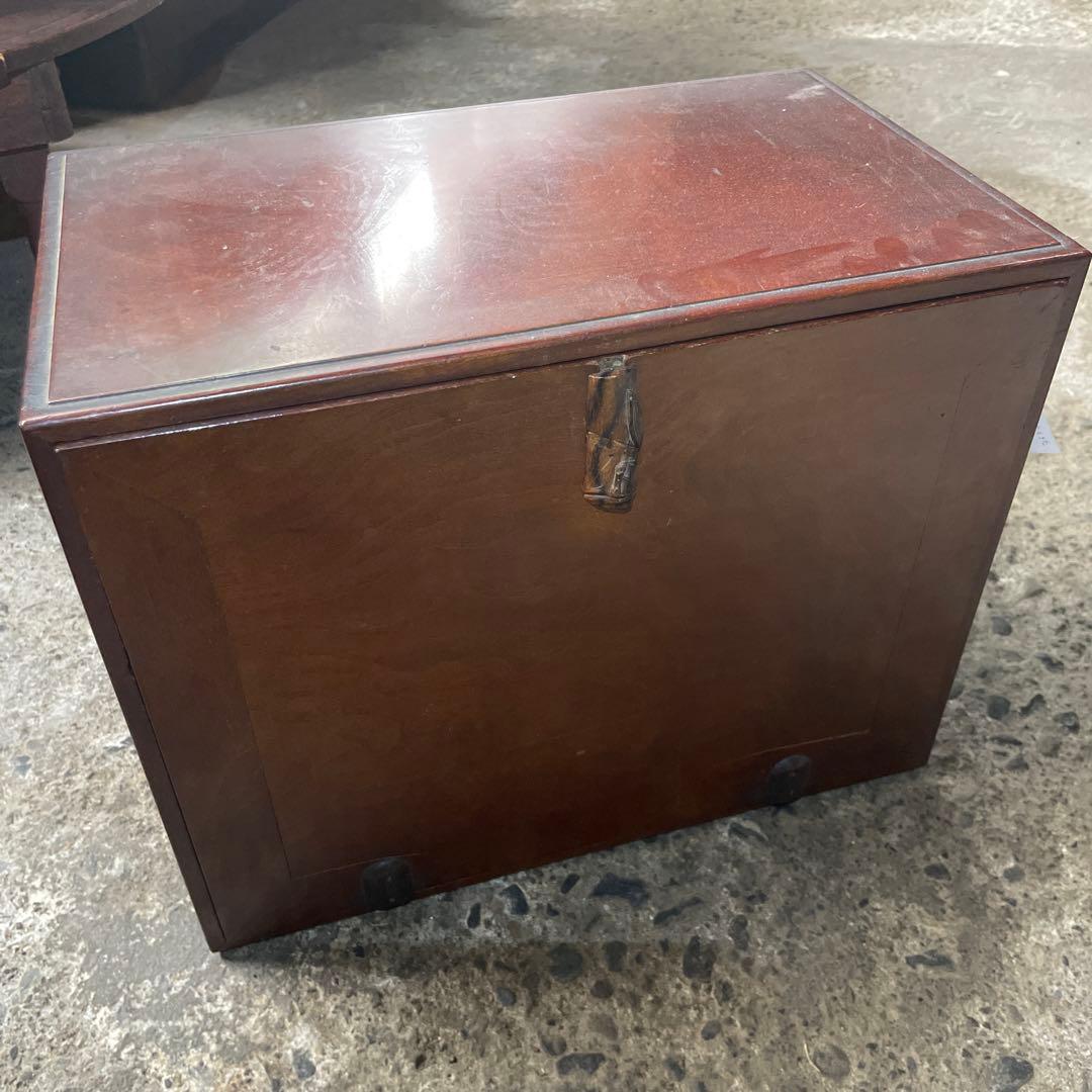 薬屋さんで使っていた道具箱　古道具　小引き出し