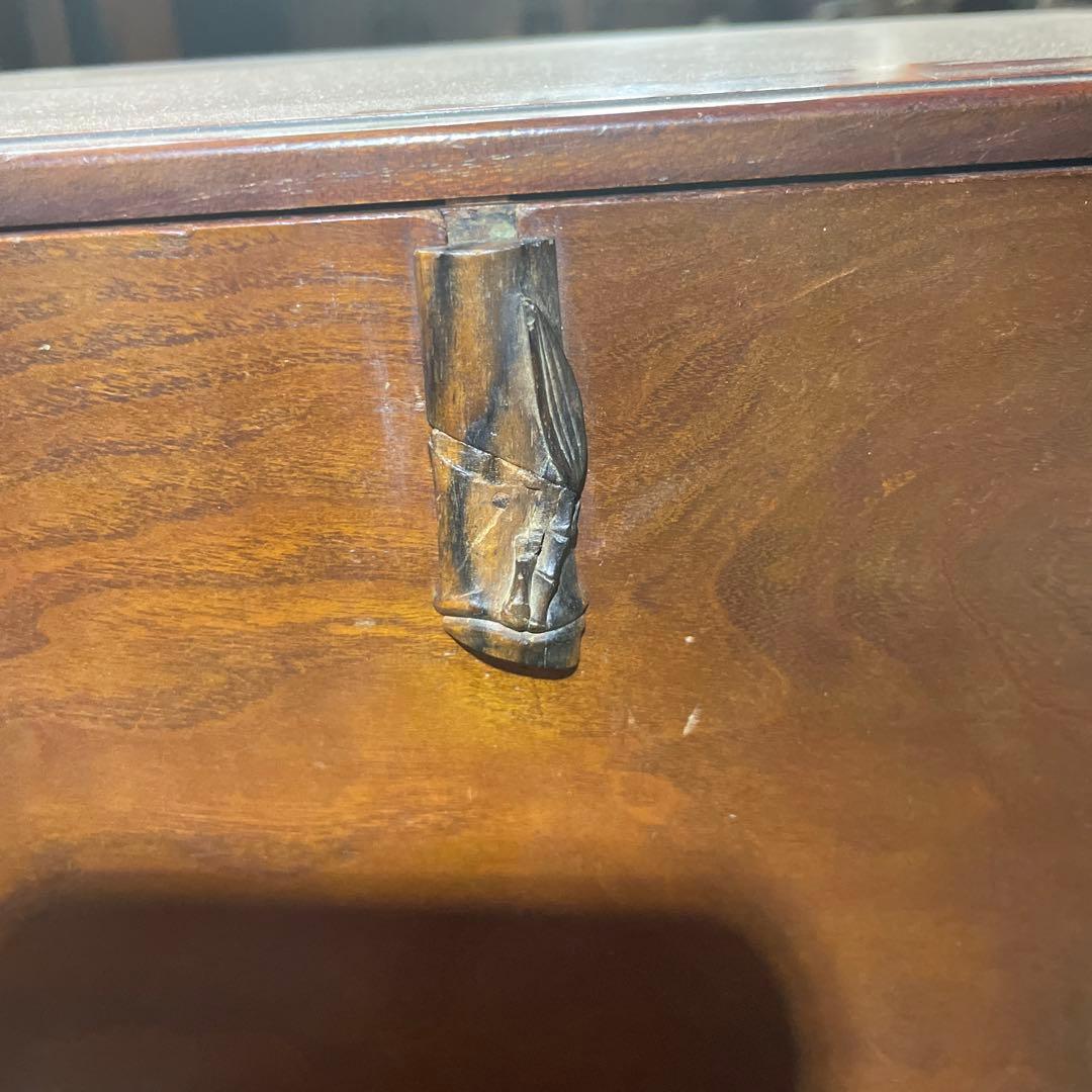 薬屋さんで使っていた道具箱　古道具　小引き出し