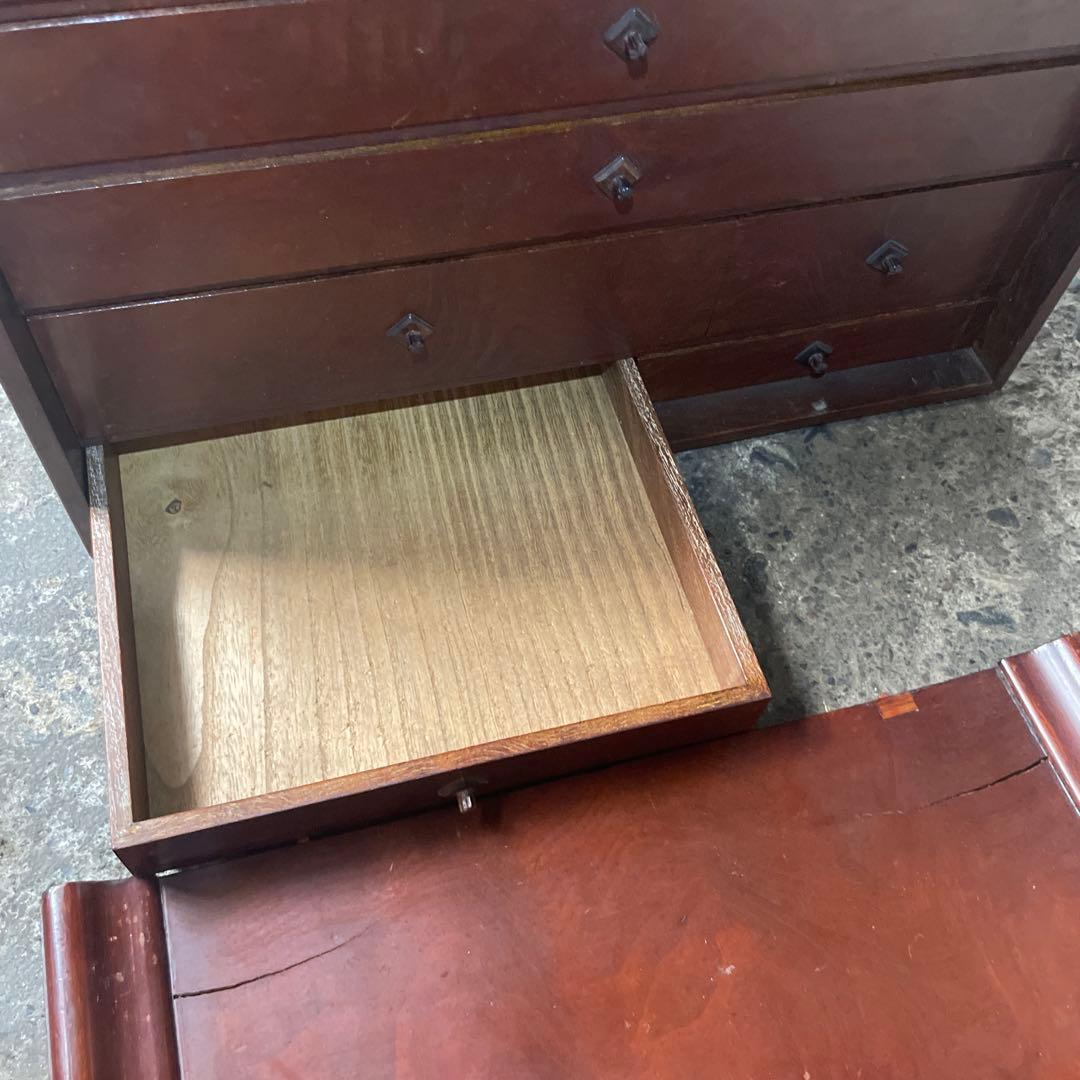 薬屋さんで使っていた道具箱　古道具　小引き出し