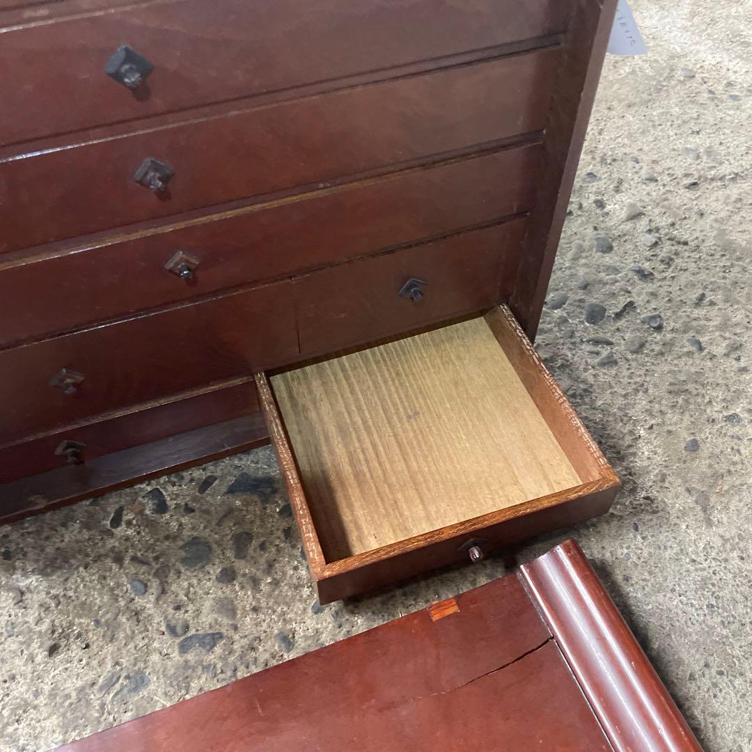 薬屋さんで使っていた道具箱　古道具　小引き出し