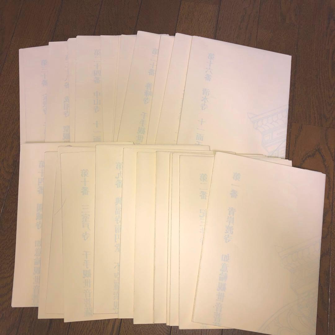 西国三十三所観音下絵集