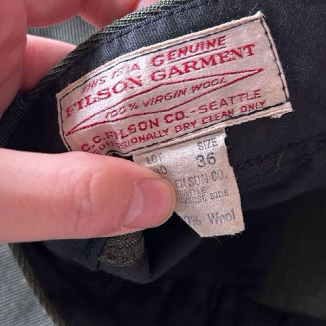 1970's FILSON フィルソン USA製 ウィップコード ウールパンツ