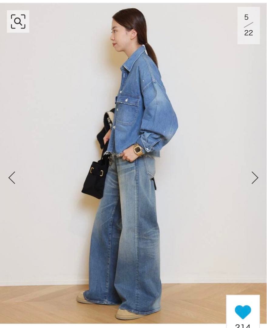 ミューズ ドゥドゥーズィエムクラス デニムシャツ　ジョンブル