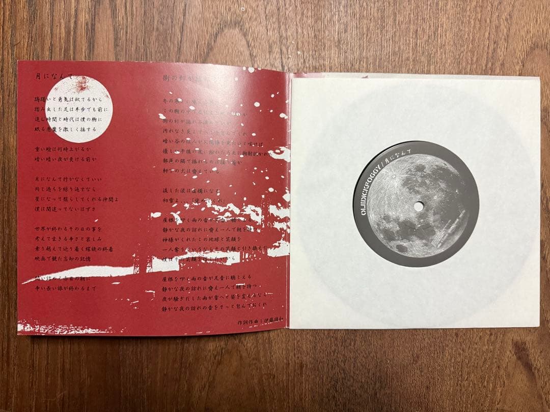 OLEDICKFOGGY 月になんて 7インチ 美品