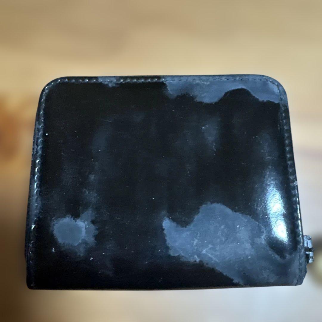 シャネル　CHANEL エナメル　小銭入れ　ブティック　デカロゴ　ケース