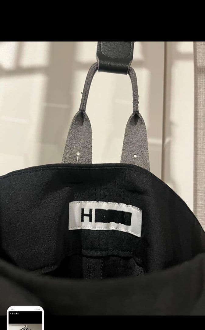 H BEAUTY&YOUTH トロピカルハイウエストサスペンダーパンツ