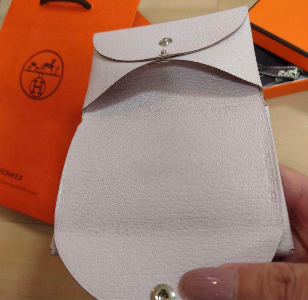 HERMES カルヴィデュオ コンパクト モーヴペール 刻印B 202