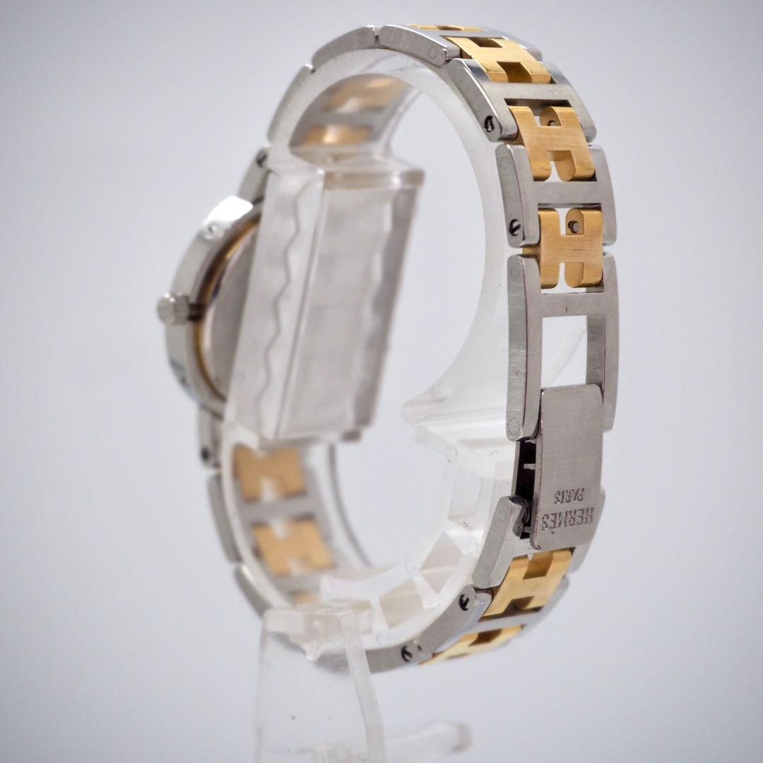 専用112 HERMES 時計　ケース付き　レディース　クリッパー　コンビデイト