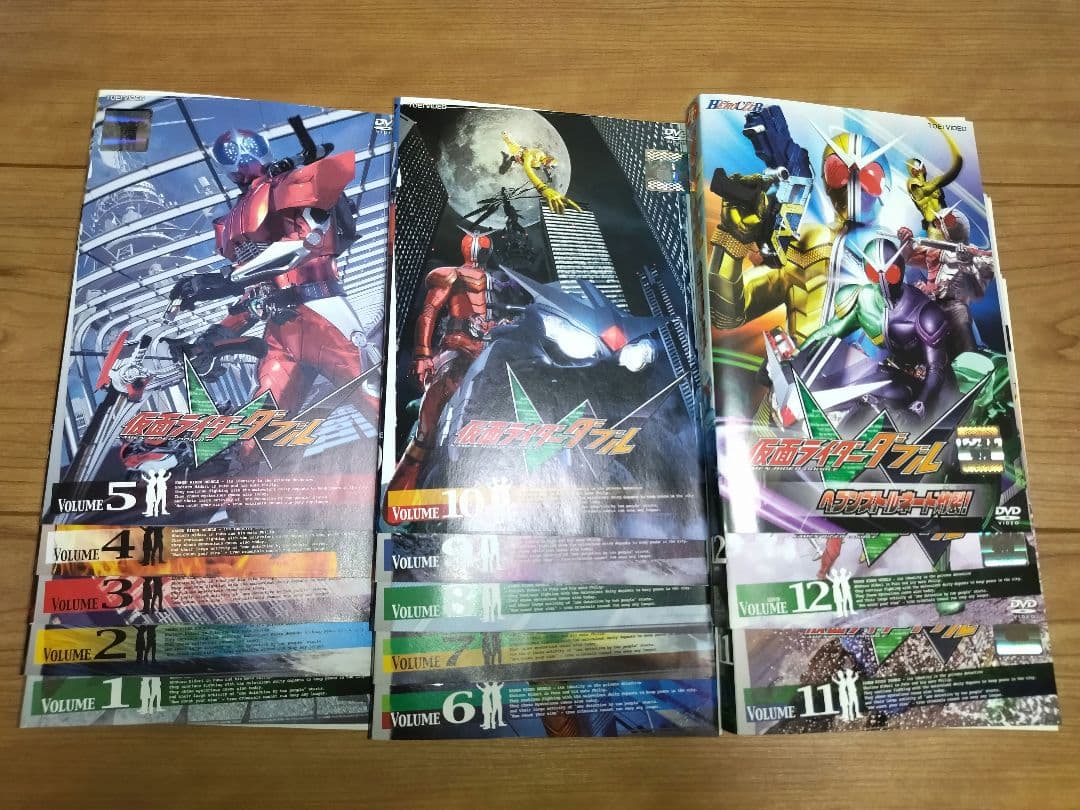 仮面ライダー ダブル dvd 全12巻＋劇場版1巻 W 菅田将暉 桐山漣 特撮
