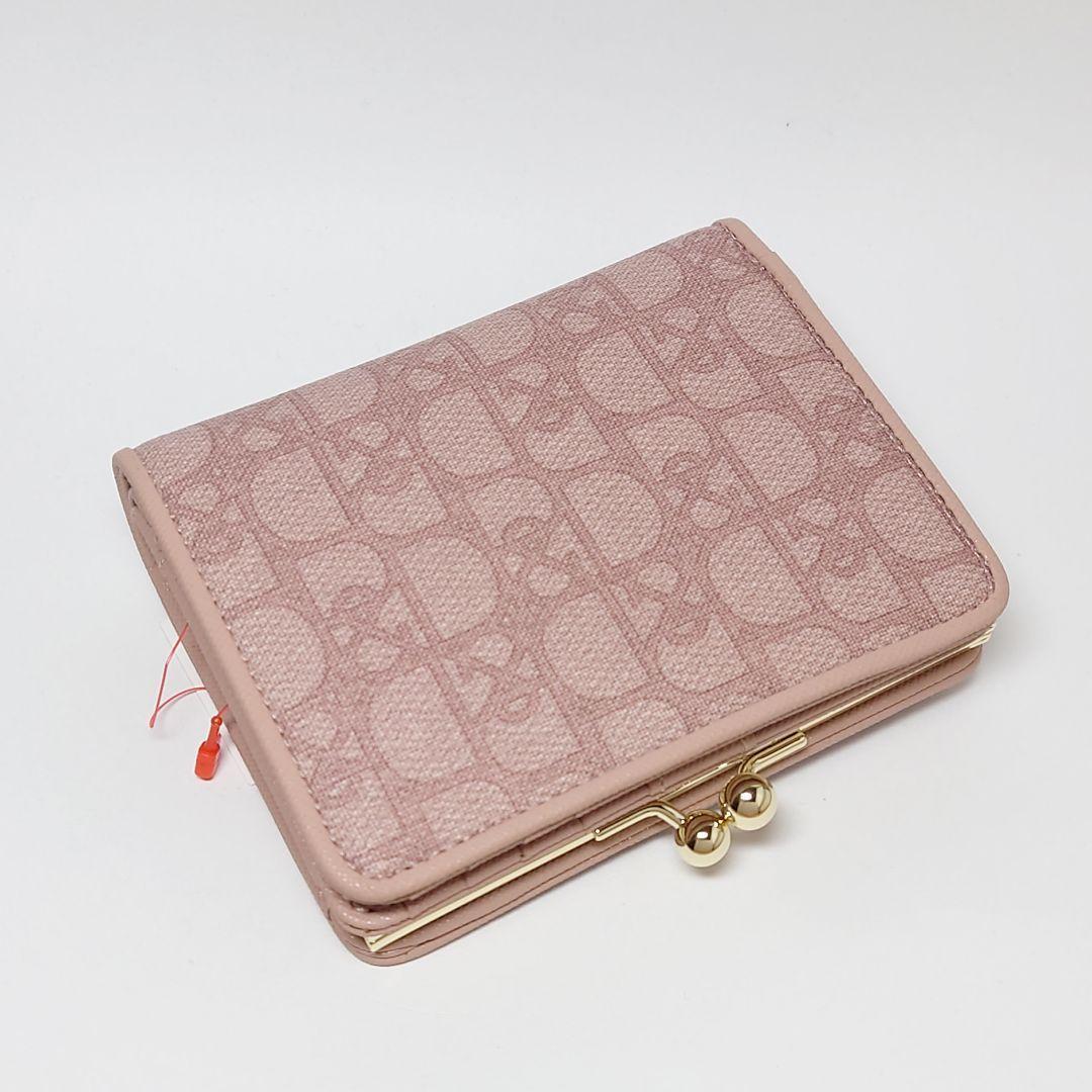 【新品タグ付き】ピンキー&ダイアン パドロックがま口二つ折り財布 ピンク