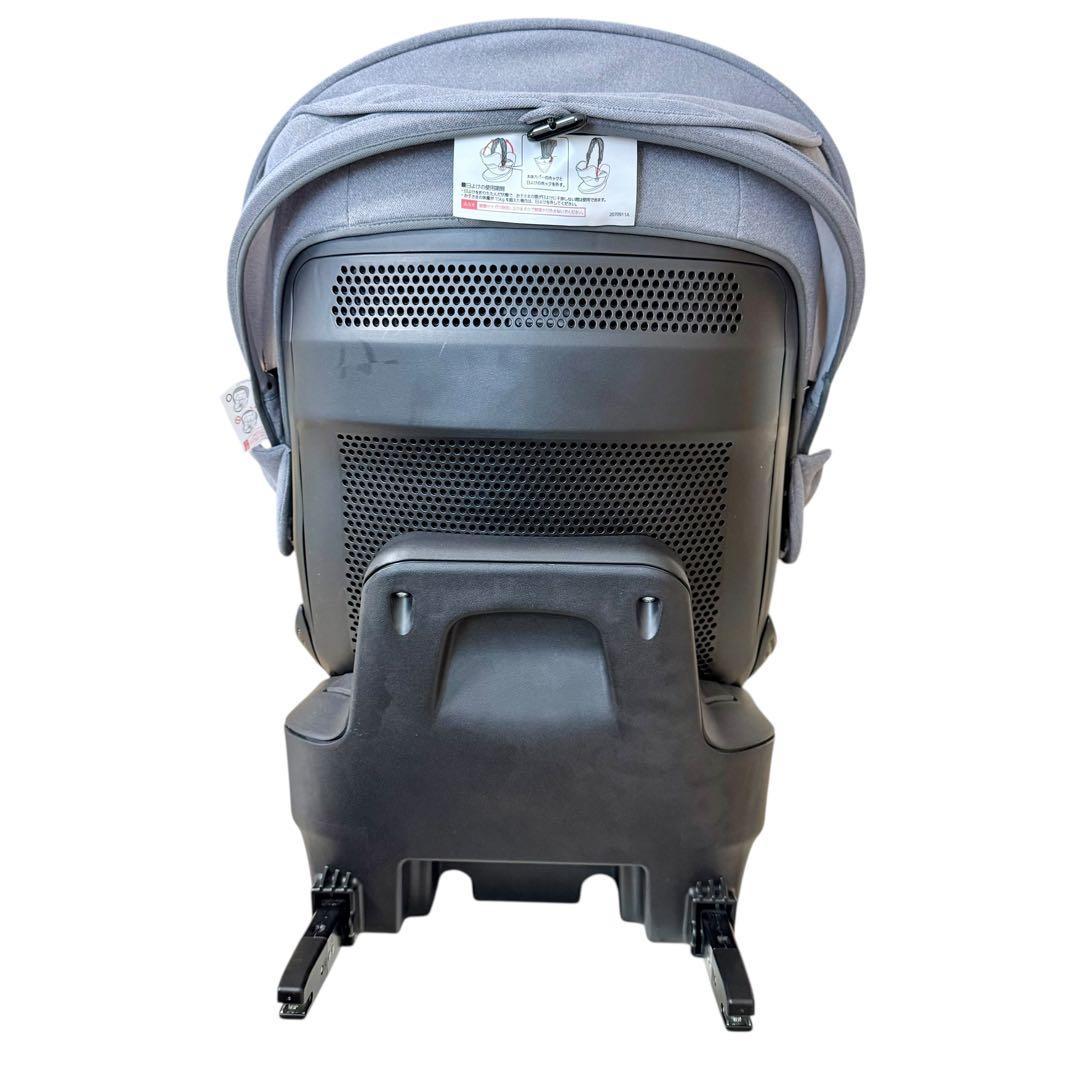 【美品/ISOFIX】エールベベ クルット4i プレミアム ナチュラルグレー