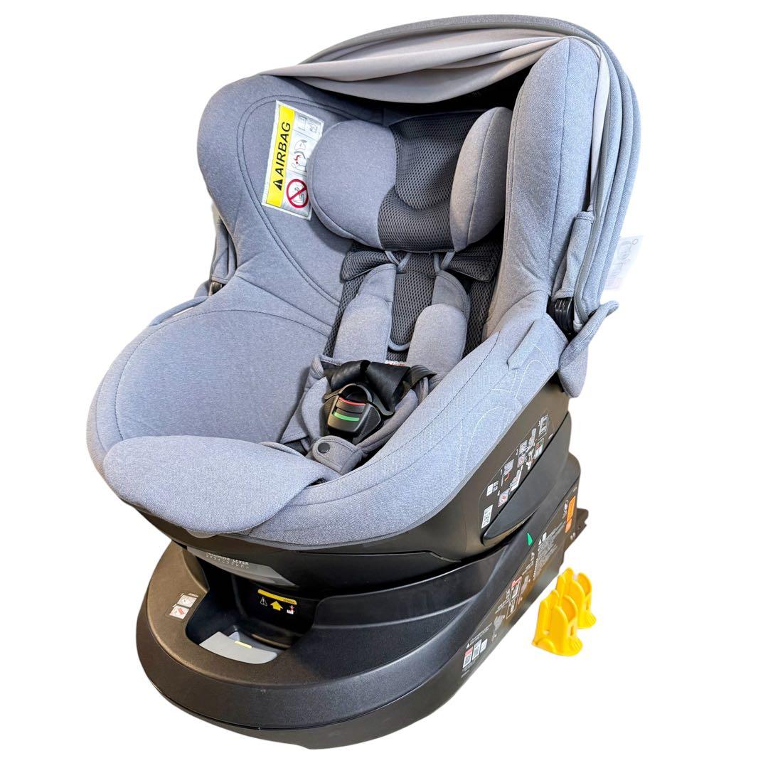 【美品/ISOFIX】エールベベ クルット4i プレミアム ナチュラルグレー