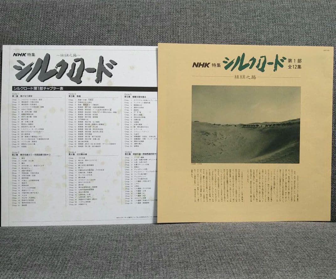 NHK特集「シルクロード 」第1部12集・第2部18集 LD レーザーディスク