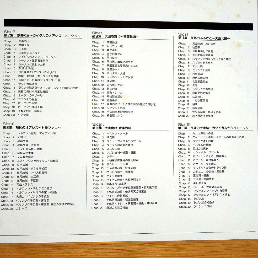 NHK特集「シルクロード 」第1部12集・第2部18集 LD レーザーディスク