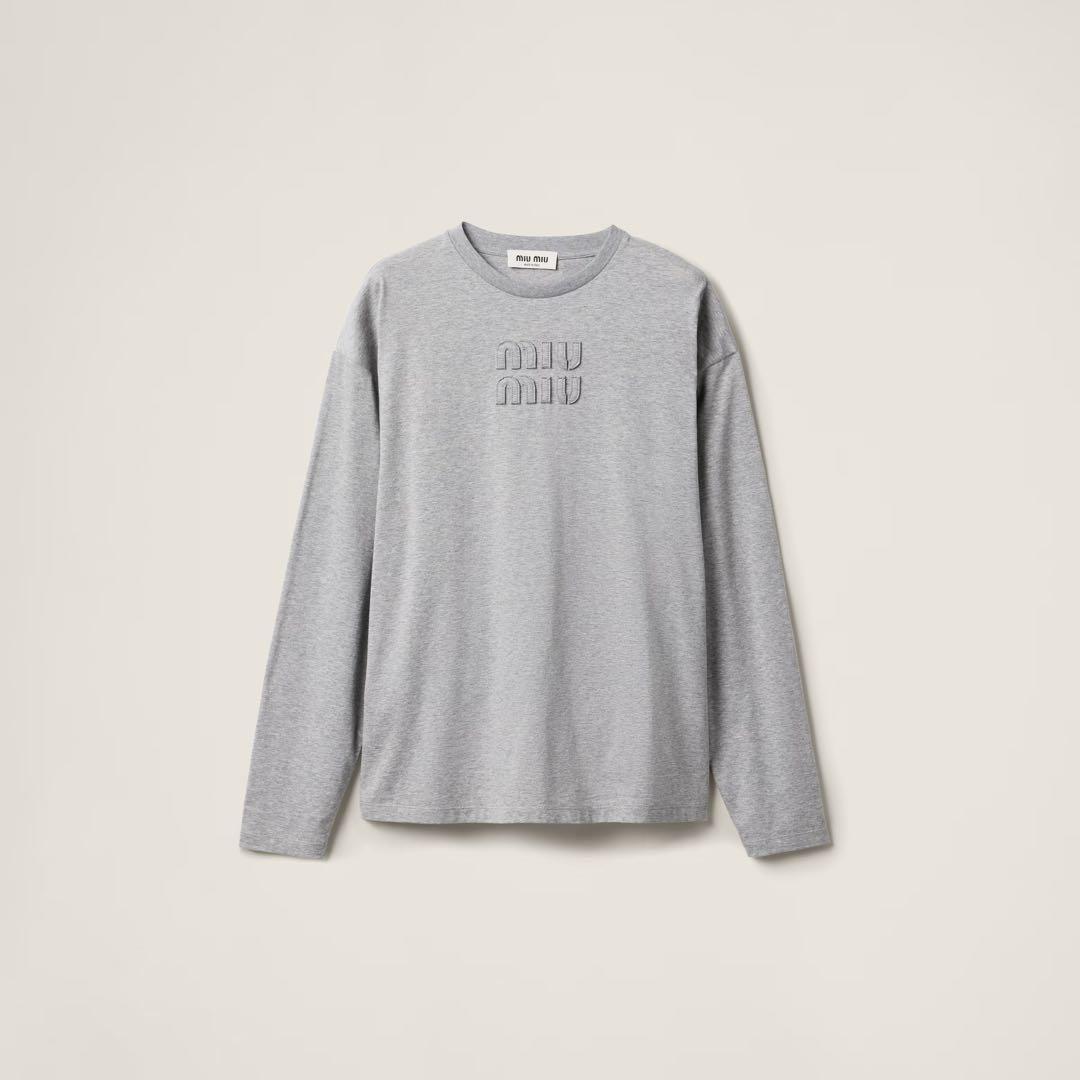 トップス Miu Miu 2024 long sleeves