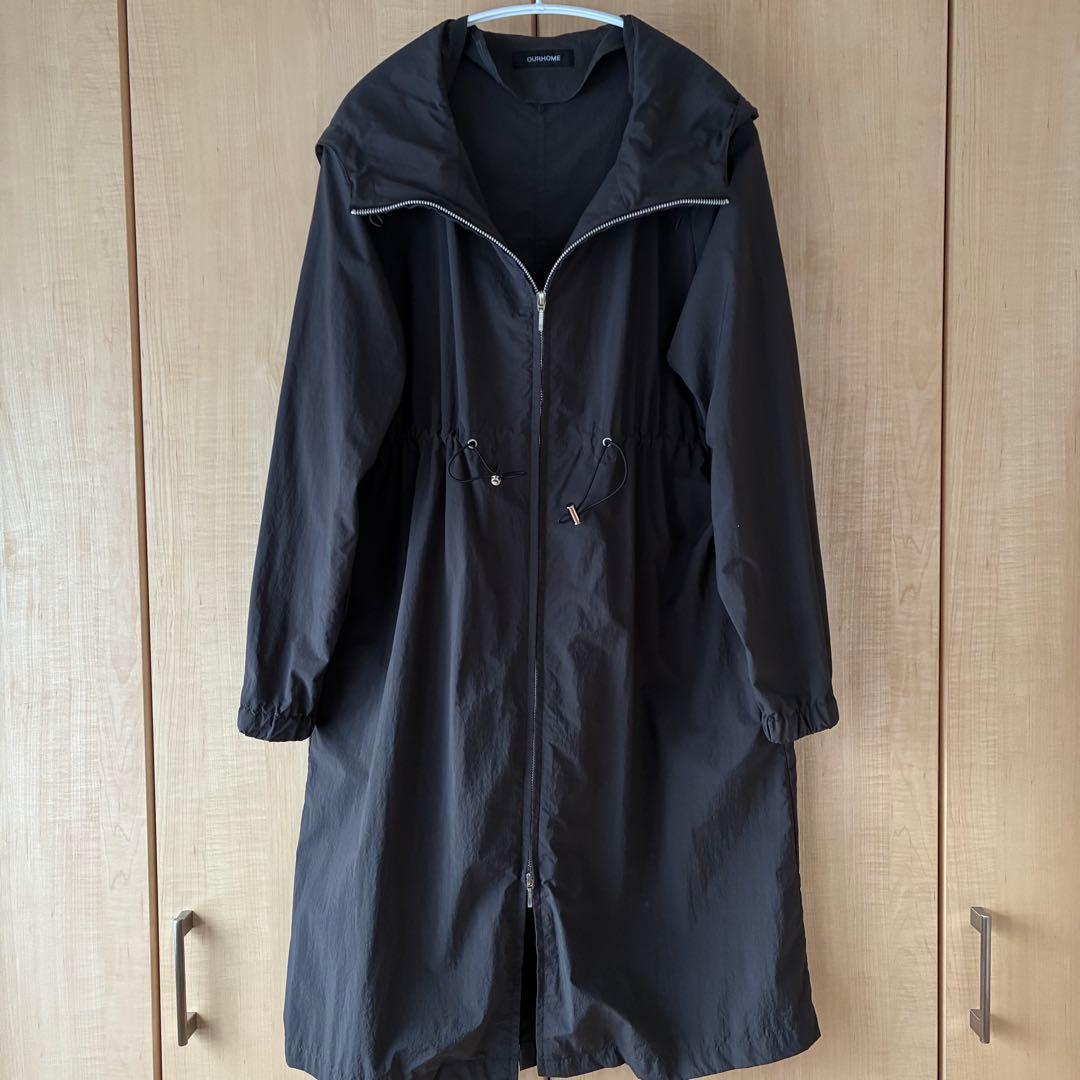 アワーホーム our 撥水素材のダブルジップコート