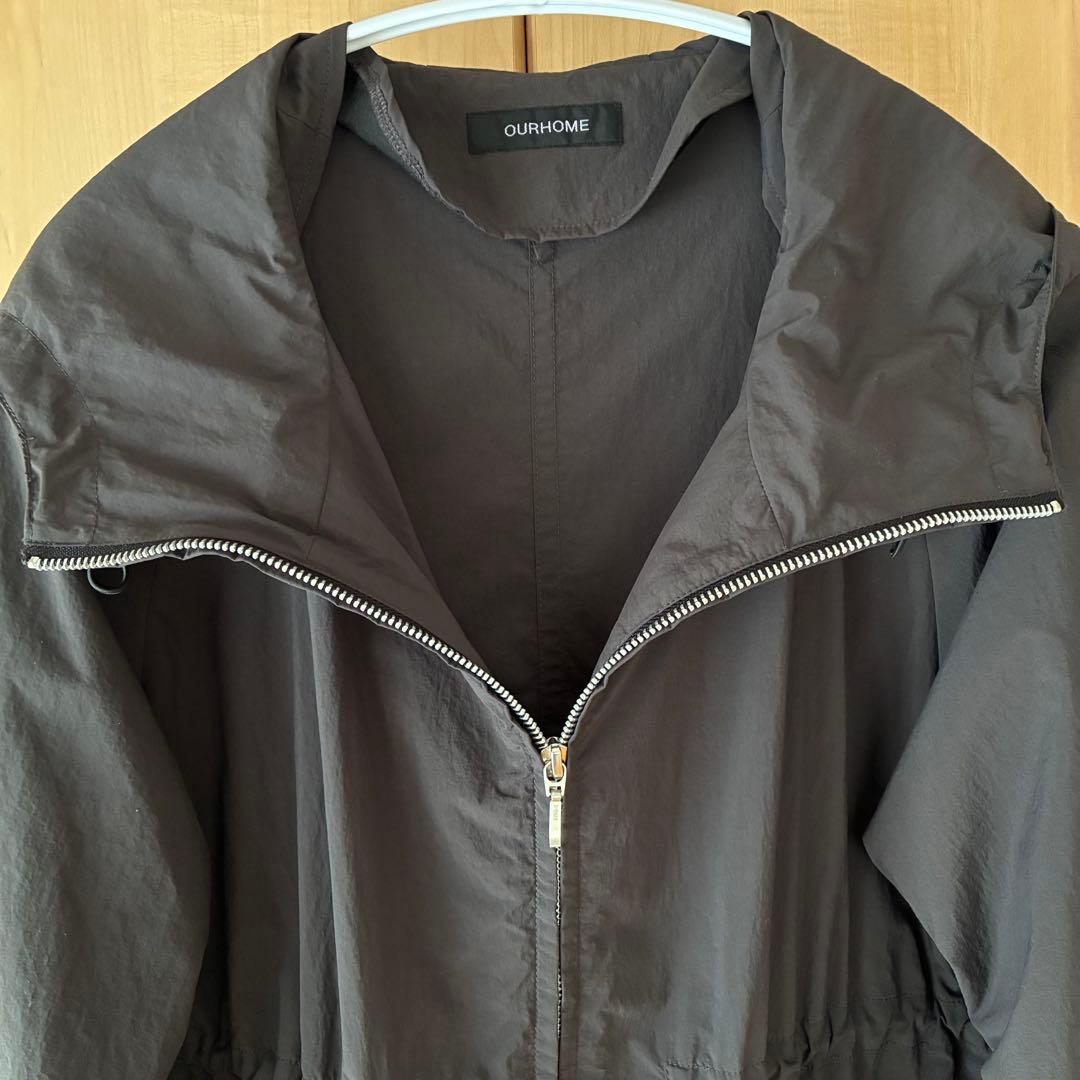 アワーホーム our 撥水素材のダブルジップコート