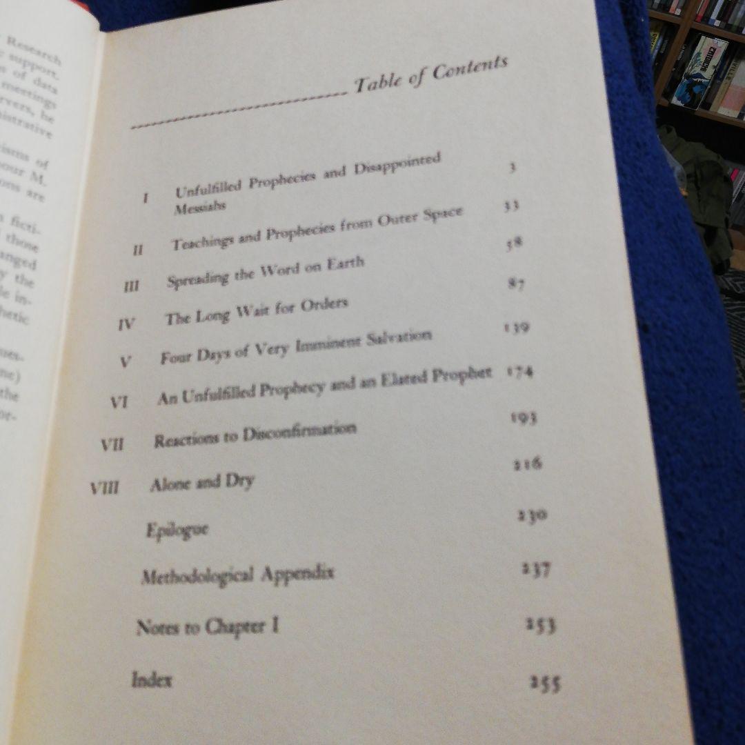 洋書 When Prophecy Fails by Leon Festinger