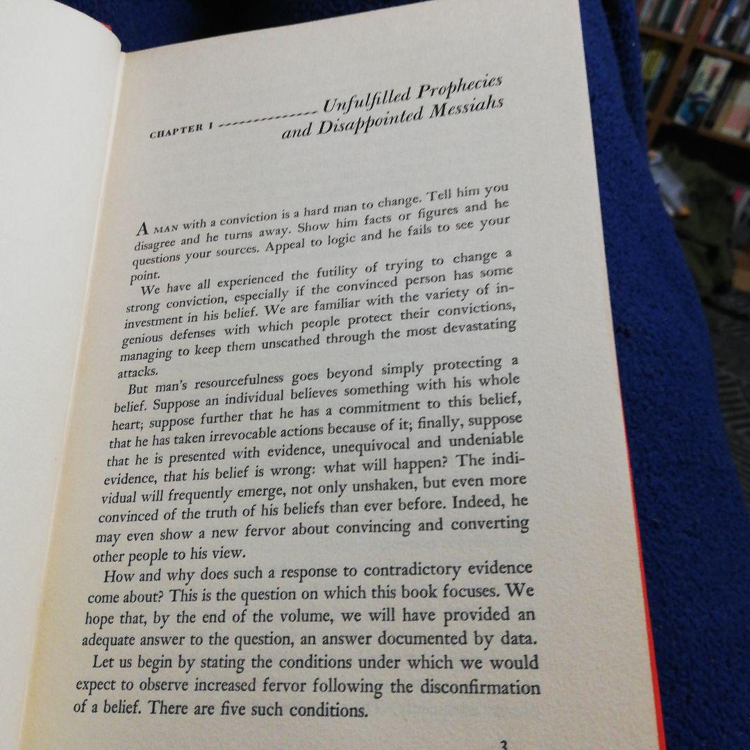 洋書 When Prophecy Fails by Leon Festinger