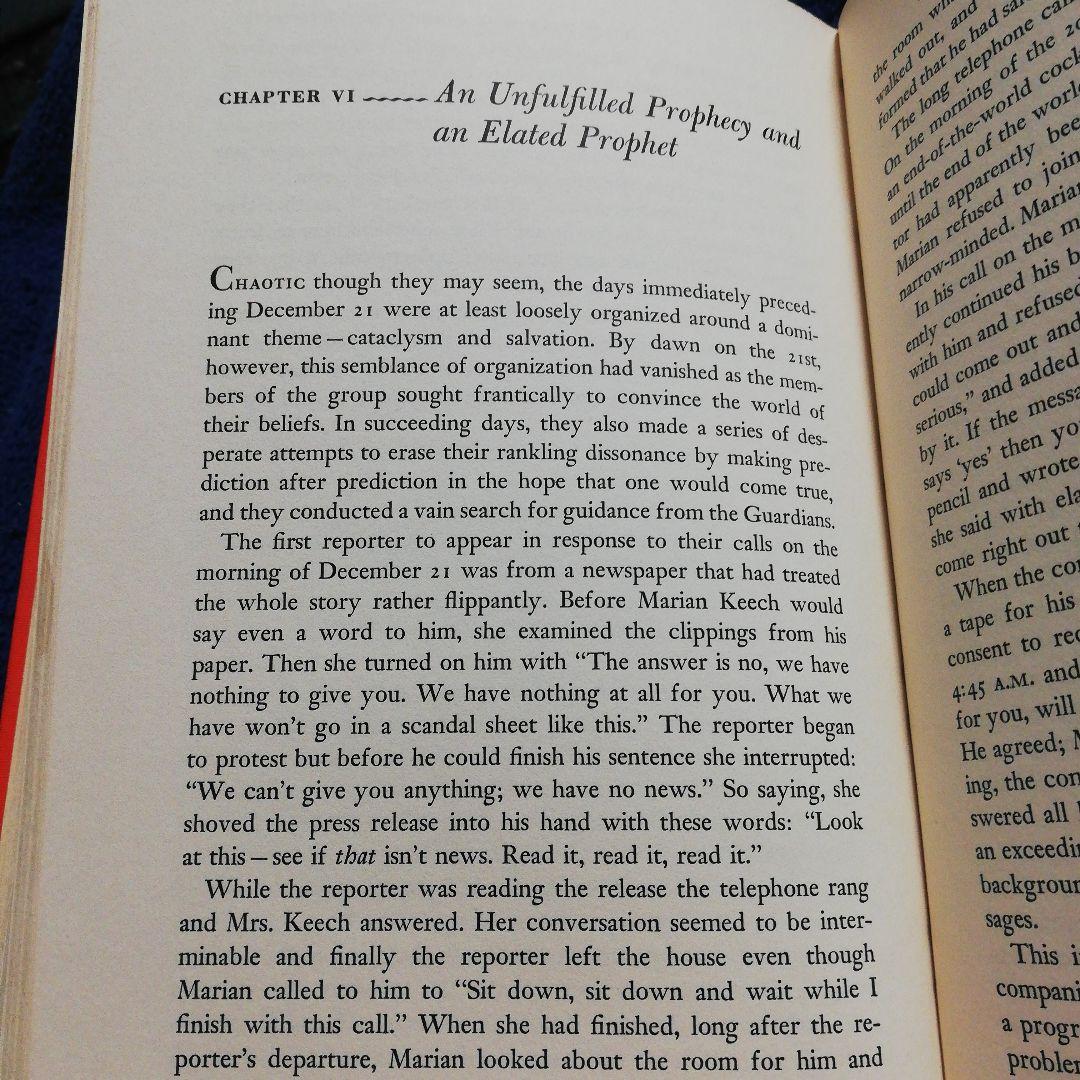 洋書 When Prophecy Fails by Leon Festinger