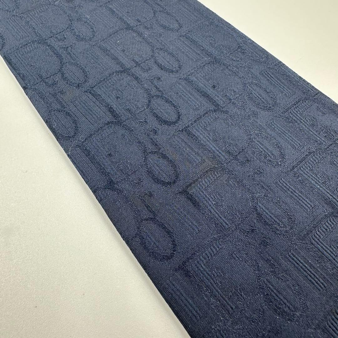 ✨️美品✨️ Christian Dior ネクタイ トロッター ロゴ ネイビー