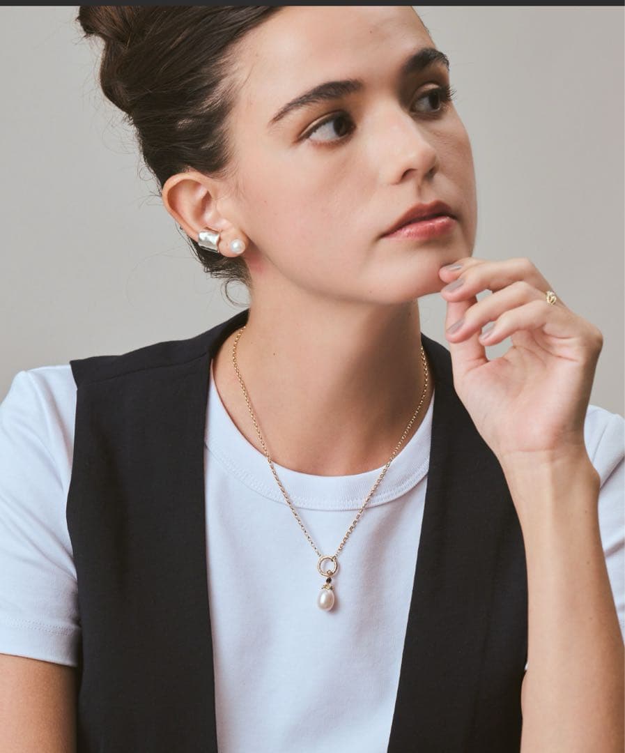 アガット　パール　ネックレスチャーム