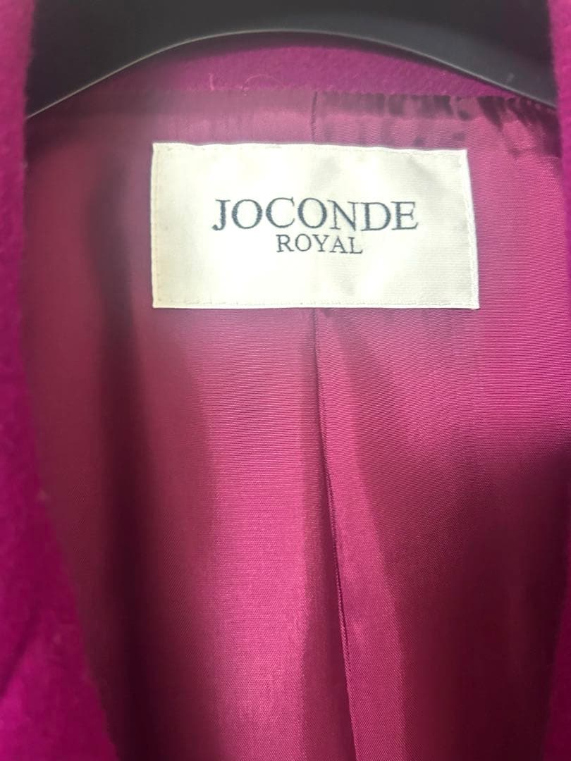 JOCONDE  パープル ベルト付き コート