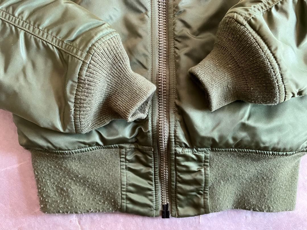 MA-1 ミリタリーフライトジャケット オリーブグリーン USAF 秋冬