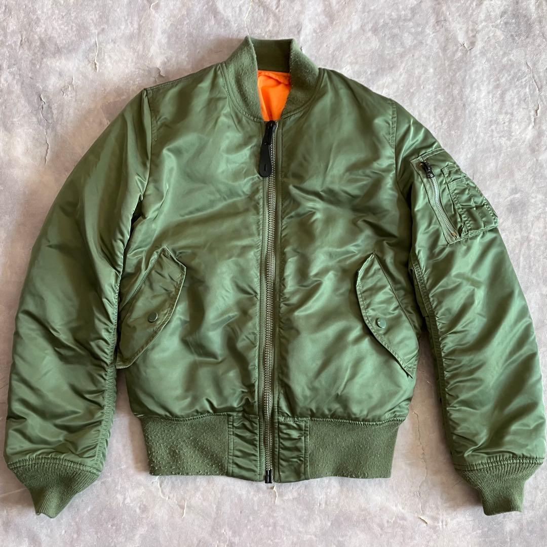 MA-1 ミリタリーフライトジャケット オリーブグリーン USAF 秋冬