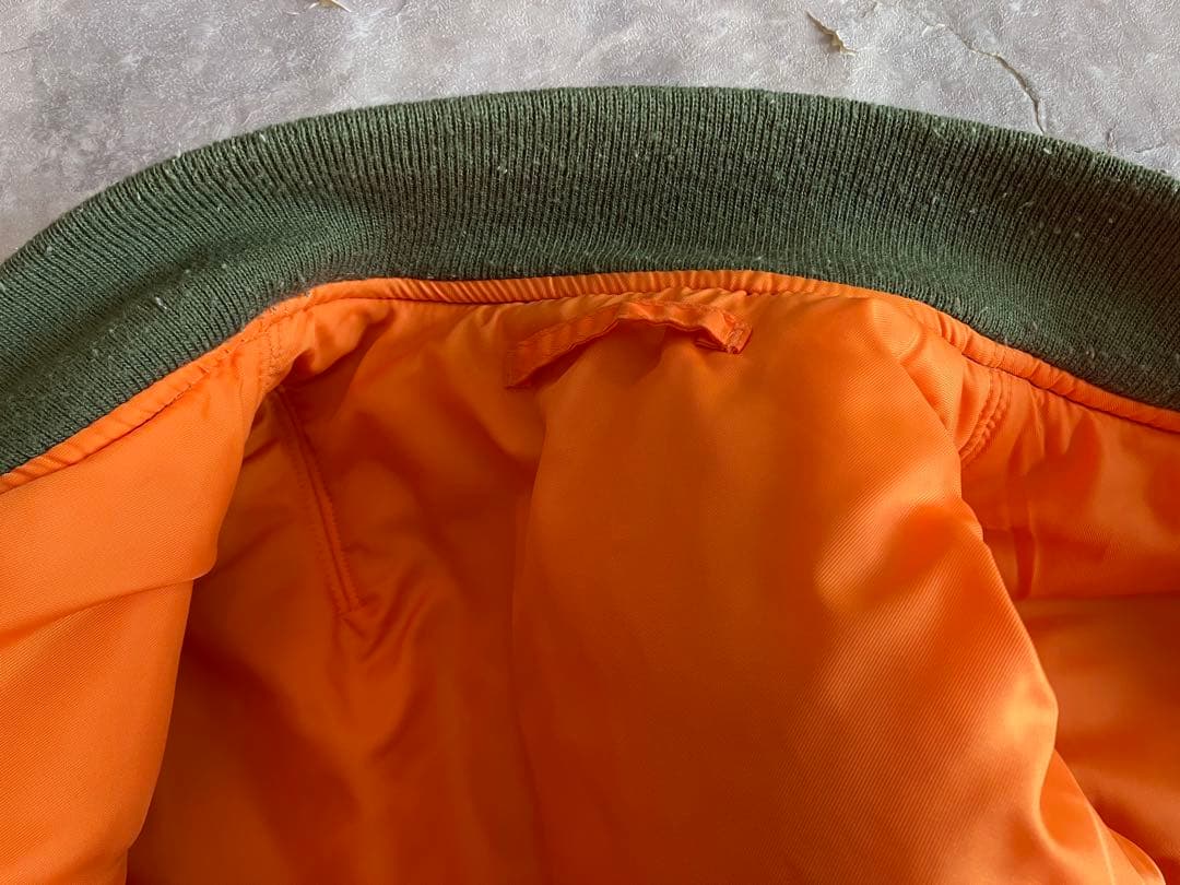 MA-1 ミリタリーフライトジャケット オリーブグリーン USAF 秋冬