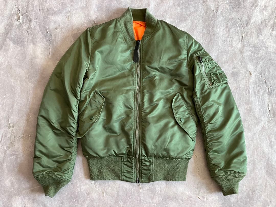 MA-1 ミリタリーフライトジャケット オリーブグリーン USAF 秋冬