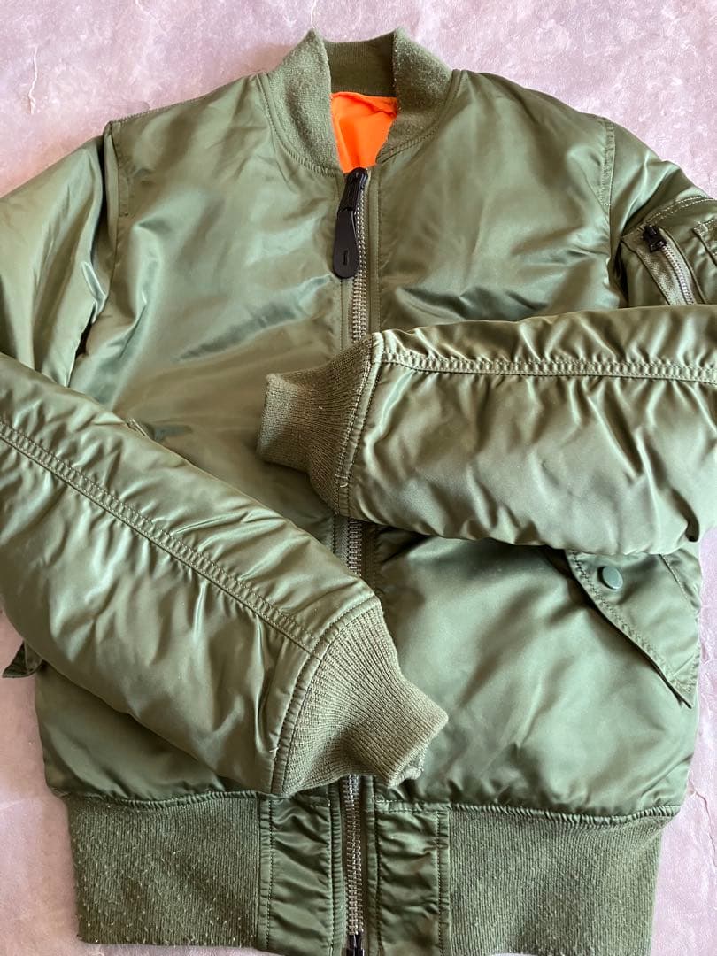 MA-1 ミリタリーフライトジャケット オリーブグリーン USAF 秋冬